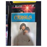 Collection of Vintage Vinyl Records with Album Covers