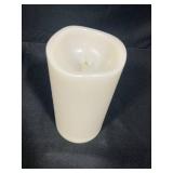 Collection of  Assorted Glass Vases and LED Candle