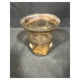 Collection of Decorative Glass and Ceramic Vases with Wooden Bookends