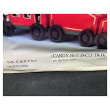 Lighted Angel Tree Topper and Wood Train Centerpiece