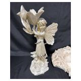 Fairy and Floral Wall Art Sculptures