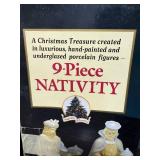 9-Piece Nativity Deluxe Collectors Edition Christmas Set