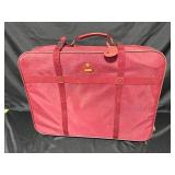 Set of 3 Travel Luggage in Burgundy and Black