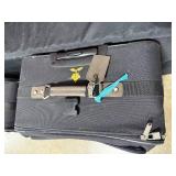 Set of 3 Travel Luggage in Burgundy and Black