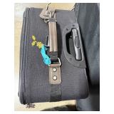 Set of 3 Travel Luggage in Burgundy and Black