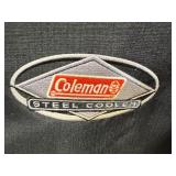 Coleman Steel Cooler with Protective Cover