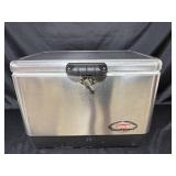 Coleman Steel Cooler with Protective Cover