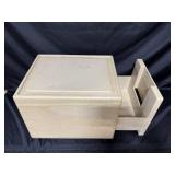 Vintage Plastic Storage Box with Sliding Drawer