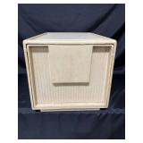 Vintage Plastic Storage Box with Sliding Drawer