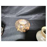 Wrought Iron Wine Rack and Decor Set with Faux Grapes and Candle Holders