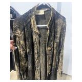 Set of 3 Vintage Coats: Leather, Velvet, and Faux Fur