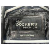 Dockers Premium Leather Jacket XL New Zealand Lamb