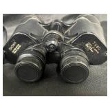 Crown 7X50 Binoculars with Case and Metal Tins
