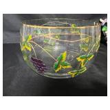Decorative Home Collection: Glass Bowl, Floral Night Light, Gem Stones & Frames