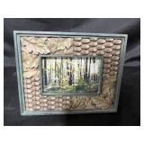 Decorative Home Collection: Glass Bowl, Floral Night Light, Gem Stones & Frames