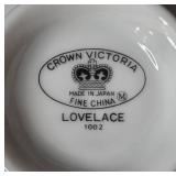Crown Victoria Lovelace Fine China Dinnerware Set