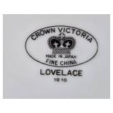 Crown Victoria Lovelace Fine China Dinnerware Set