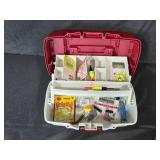 Plano Tackle Box with Assorted Fishing Accessories