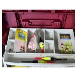 Plano Tackle Box with Assorted Fishing Accessories