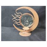 Metal Sun and Moon Wall Art Set