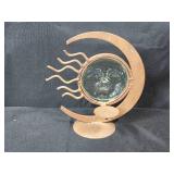 Metal Sun and Moon Wall Art Set