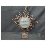 Metal Sun and Moon Wall Art Set