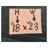 Framed US Route 66 Vintage Motorcycle Metal Sign