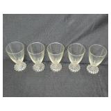 Collection of Elegant Crystal Glassware and Candy Dish