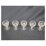 Collection of Elegant Crystal Glassware and Candy Dish