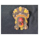 Collection of Home Decor: Picture Frame, Tassels, Ceramic and Resin Figures