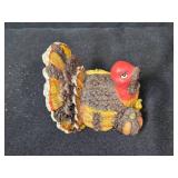 Collection of Home Decor: Picture Frame, Tassels, Ceramic and Resin Figures