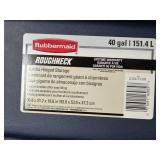 Set of 2 Rubbermaid Roughneck Jumbo Hinged Storage Containers