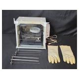 Ronco Showtime Rotisserie & BBQ with Skewers and Gloves