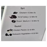 Ronco Showtime Rotisserie & BBQ with Skewers and Gloves