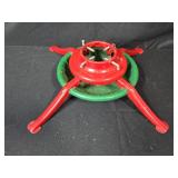 Christmas Centerpiece Floral Arrangement with Metal Stand and Artificial Plant