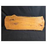 Vintage Mounted Northern Pike Fish on Wooden Plaque