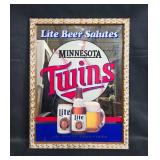 Minnesota Twins Lite Beer Salutes Commemorative Plaque