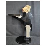 Unique Butler Stand with Carved Wooden Face