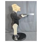 Unique Butler Stand with Carved Wooden Face