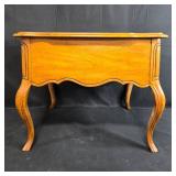 Vintage Drexel End Table with Drawer and Cabriole Legs