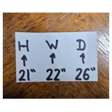 Vintage Drexel End Table with Drawer and Cabriole Legs