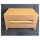 Medium Size Wooden TV Stand with Shelving