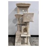 Multi-Level Cat Tree Tower with Sisal Posts and Plush Perch