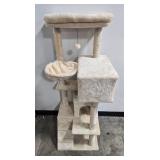 Multi-Level Cat Tree Tower with Sisal Posts and Plush Perch