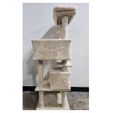 Multi-Level Cat Tree Tower with Sisal Posts and Plush Perch