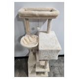 Multi-Level Cat Tree Tower with Sisal Posts and Plush Perch