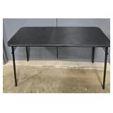 Black Folding Table 47" x 27"