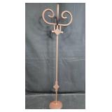 Set of Unique Metal Sculptures Including Cat Figure and Stands