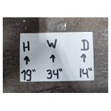 Wooden Stool and Table