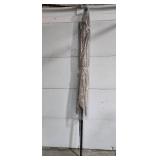 Outdoor Patio Set with Glass Table and Chairs, Includes Umbrella